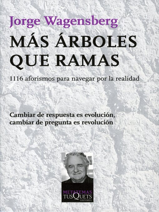 Cover image for Más árboles que ramas